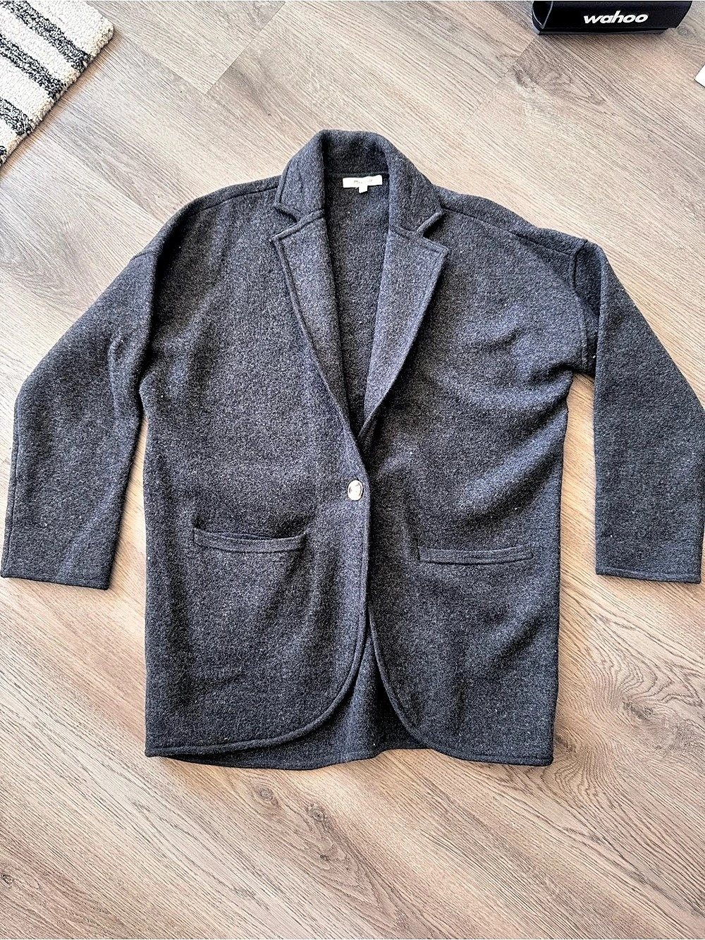Madewell Gray Merino Wool Blazer